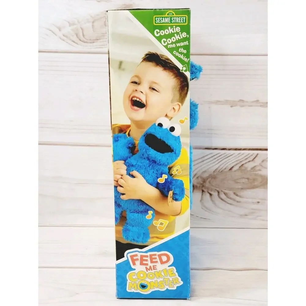 Playskool Sesame Street Feed Me Cookie Monster Talking Plush Hasbro New In Box